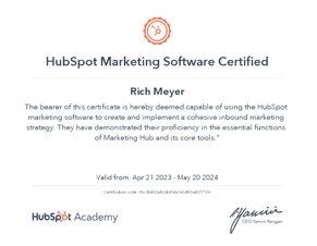 HubSpot Marketing Software Certification-1