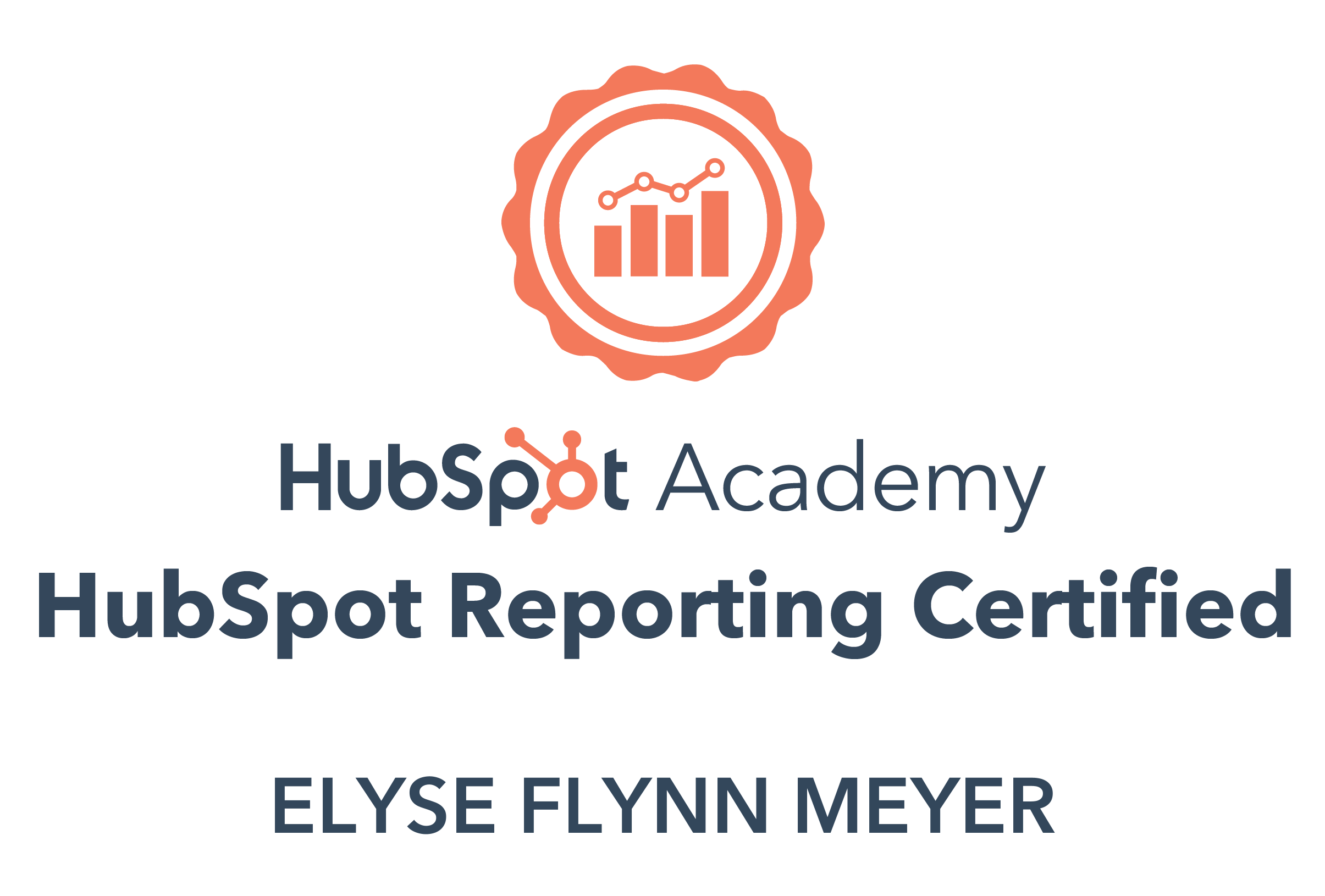 HubSpot Reporting Certification