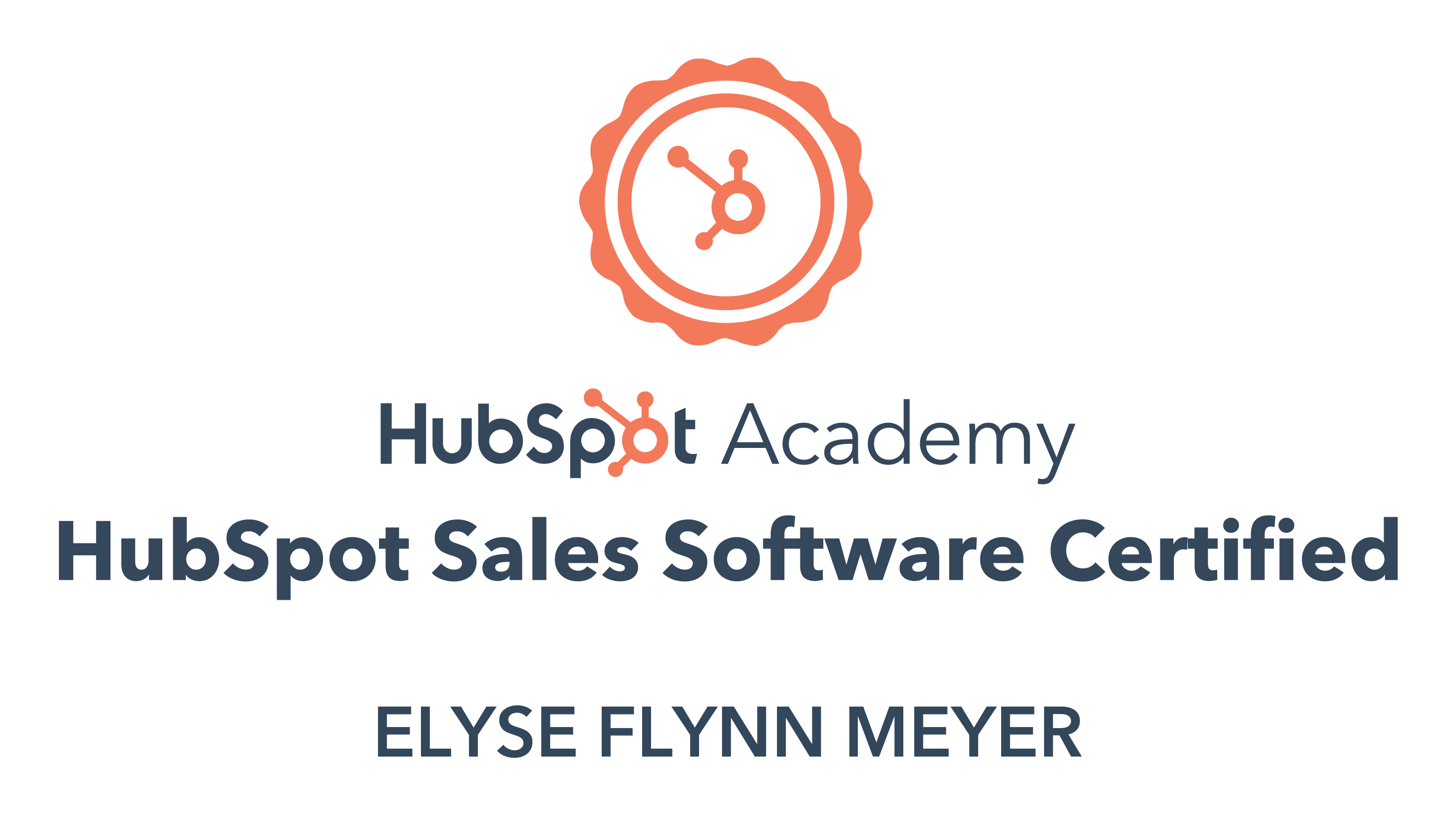 HubSpot Sales Software Certification