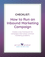 Inbound Marketing Campaign Checklist