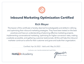 Inbound Marketing Optimization