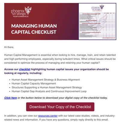 Email marketing example